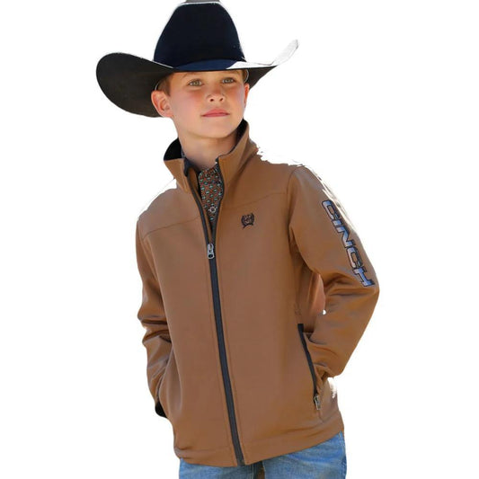 Cinch Boy's Brown Bonded Jacket