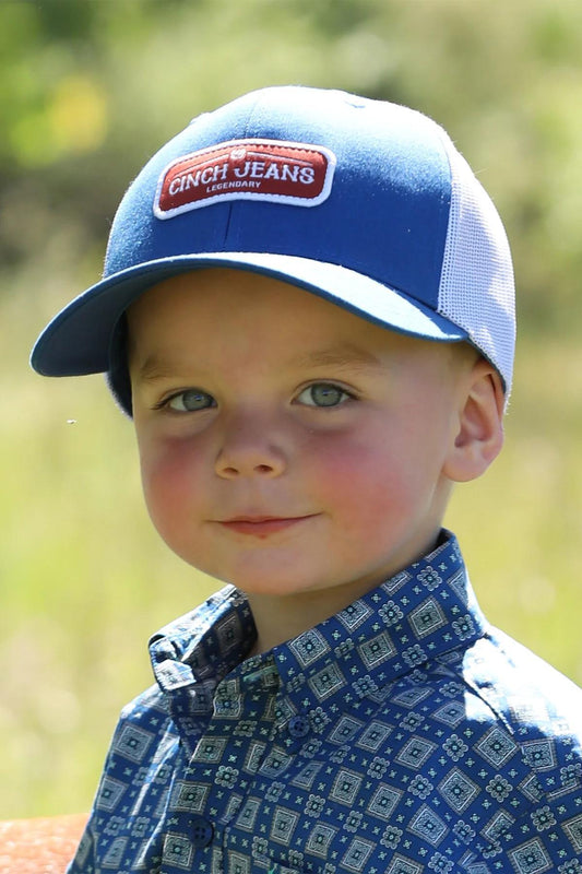 Cinch Boys Royal Blue Trucker Hat