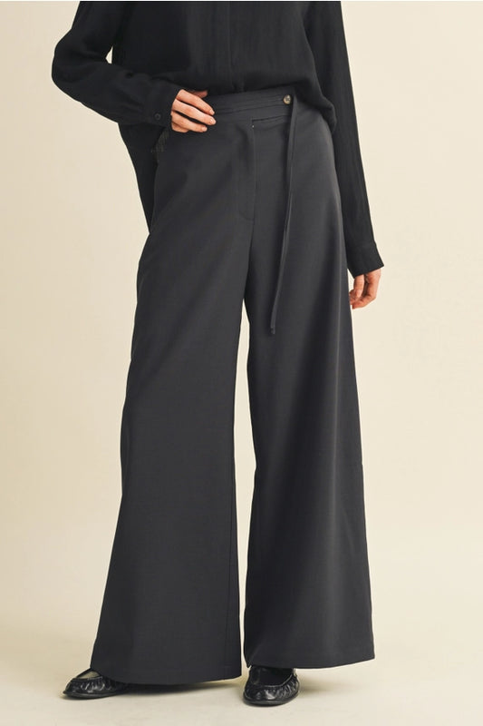 Mustard Seed Wide Leg Pant Charcoal