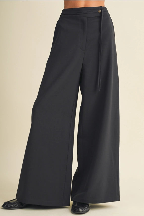 Mustard Seed Wide Leg Pant Charcoal