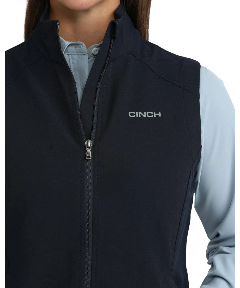 Cinch Women's Navy Windproof Vest