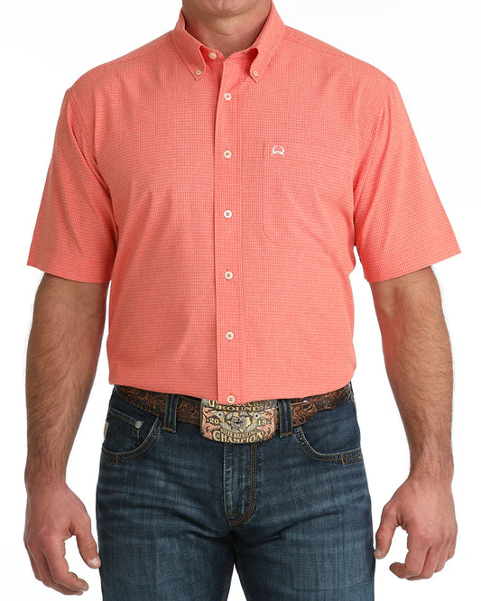 Cinch Arenaflex Salmon SS Shirt