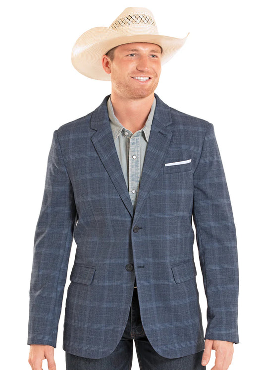 Rock&Roll Black/Blue Plaid Sportscoat