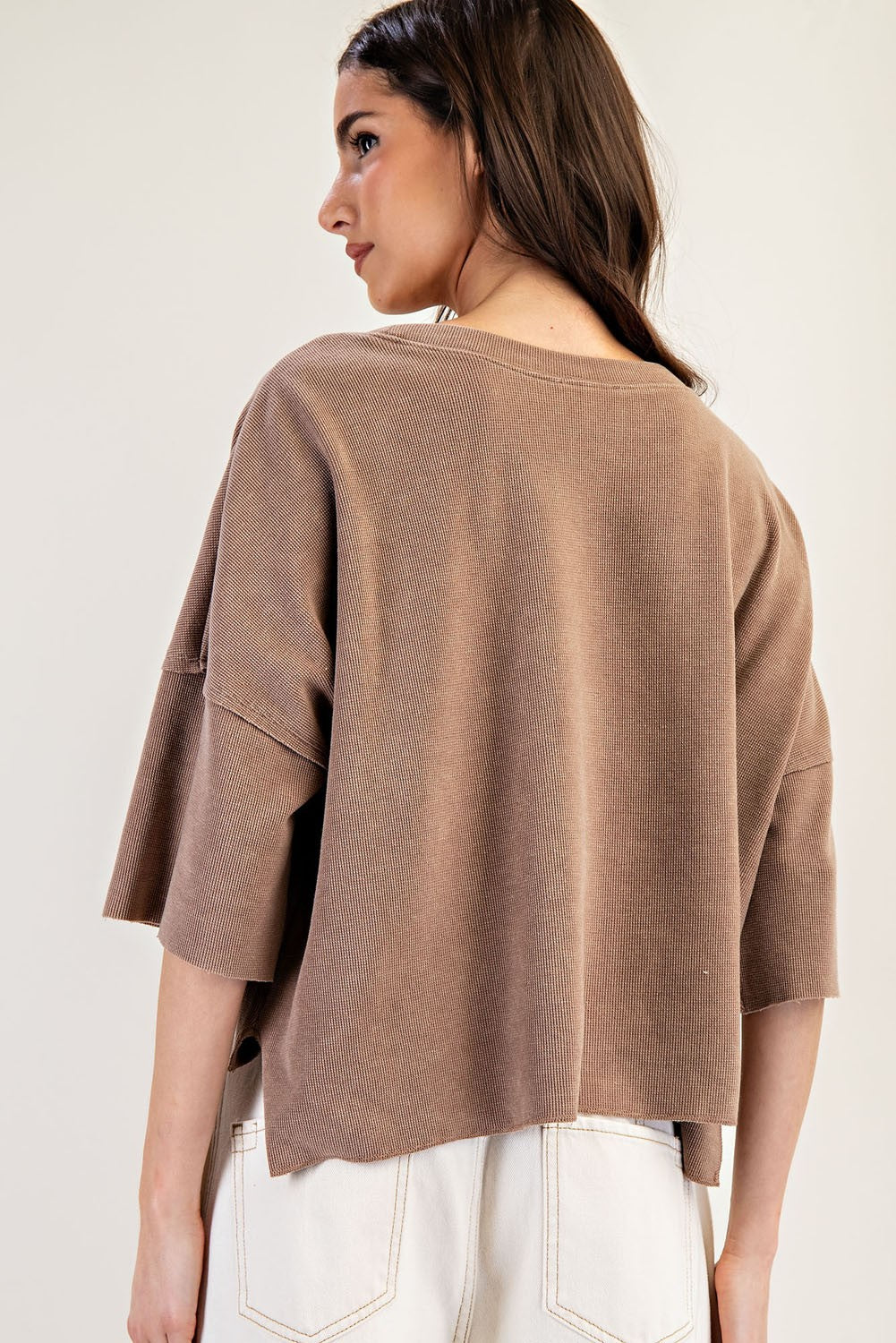 Eesome Coco Cropped Short Sleeve Top