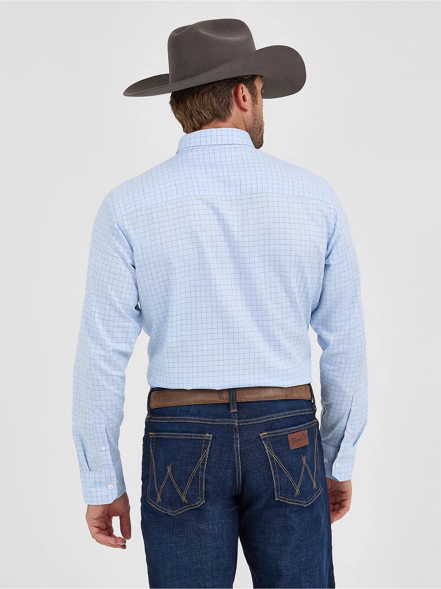 Wrangler Cody Johnson Blue Square Shirt