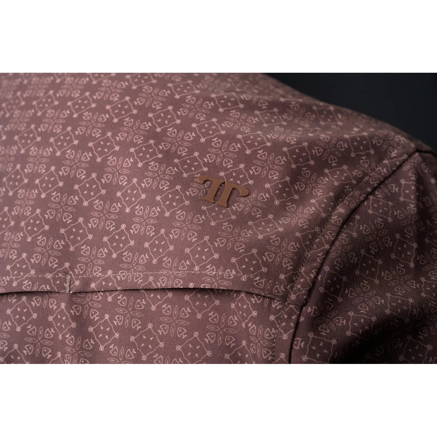 Ferrell Collins Brown Long Sleeve Snap