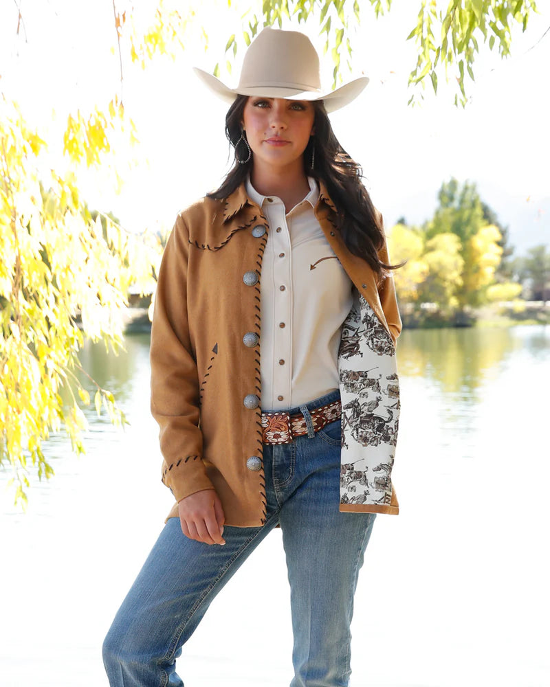 Cruel Denim Concho Buckstitch Jacket