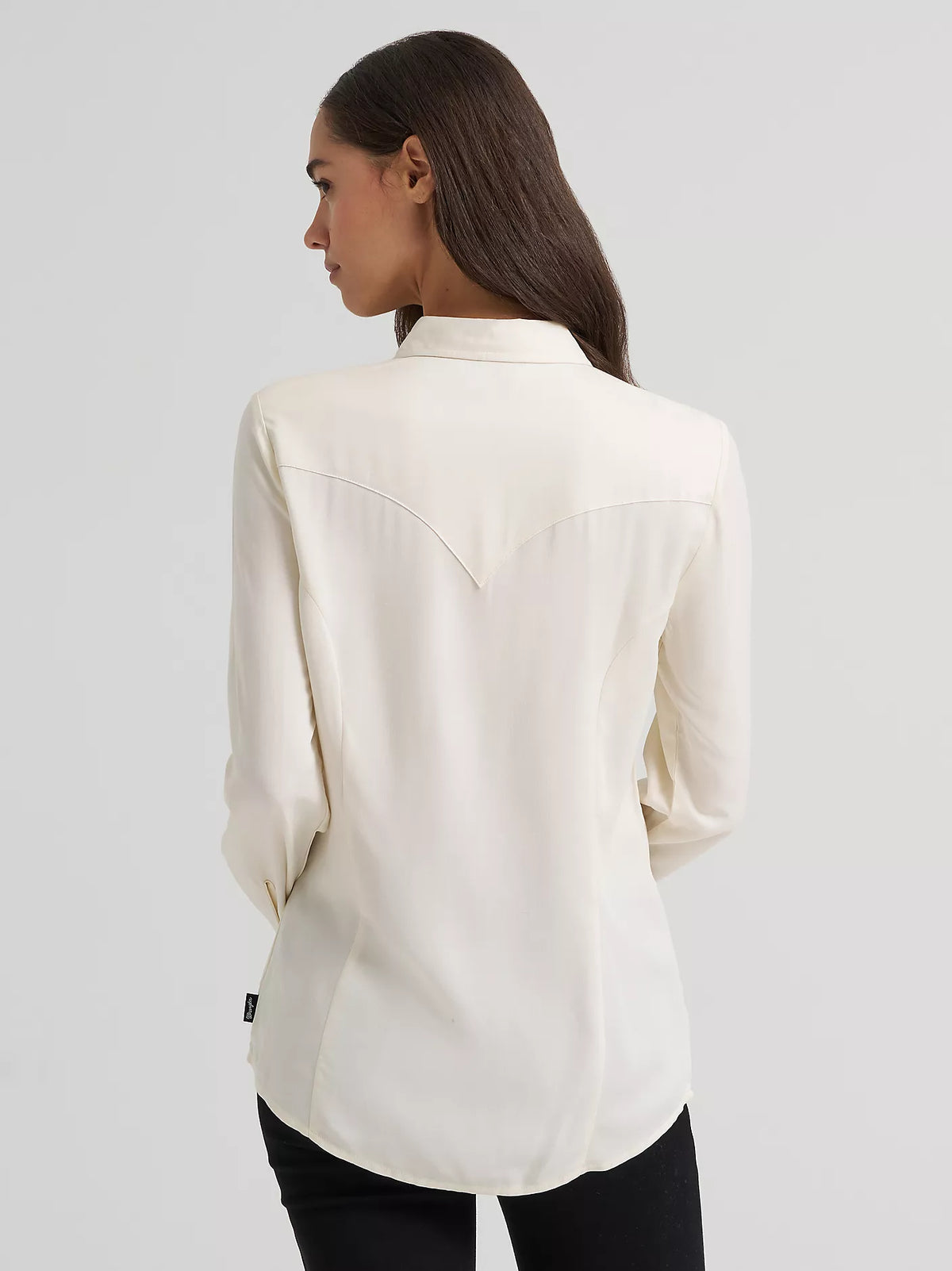 Wrangler Ivory Concho Button Shirt
