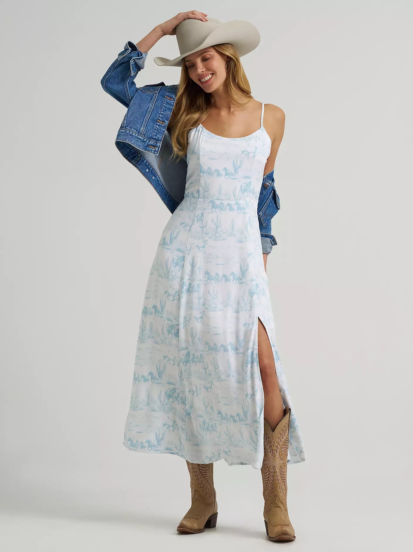 Wrangler Country Toile Maxi Dress