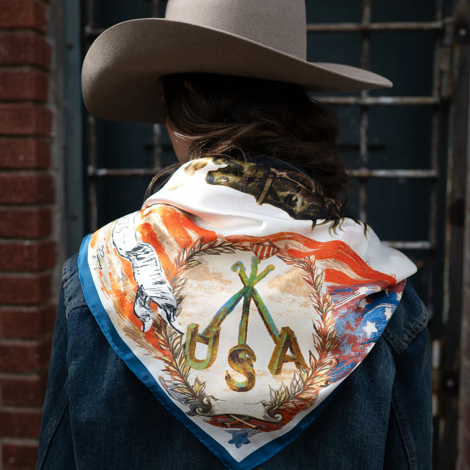 Fringe Scarf Cowboy Country Shorty