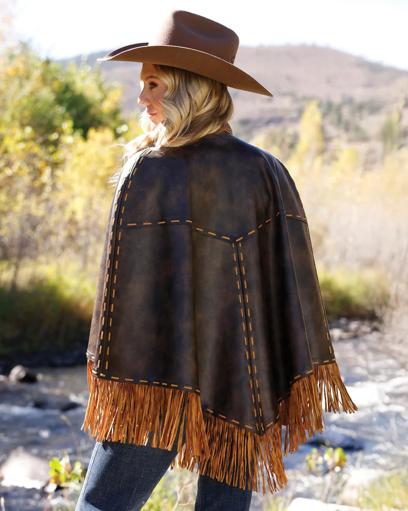 Cruel Denim Western Fringe Cape