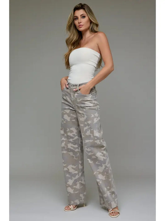 Hidden Tan Camo Dad Jean