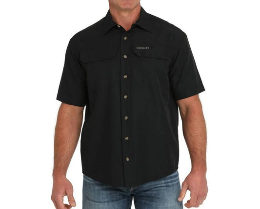 Cinch Black Arenaflex Button Down Shirt