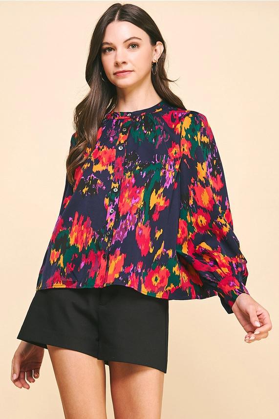 Pinch Multi Colored Blouse