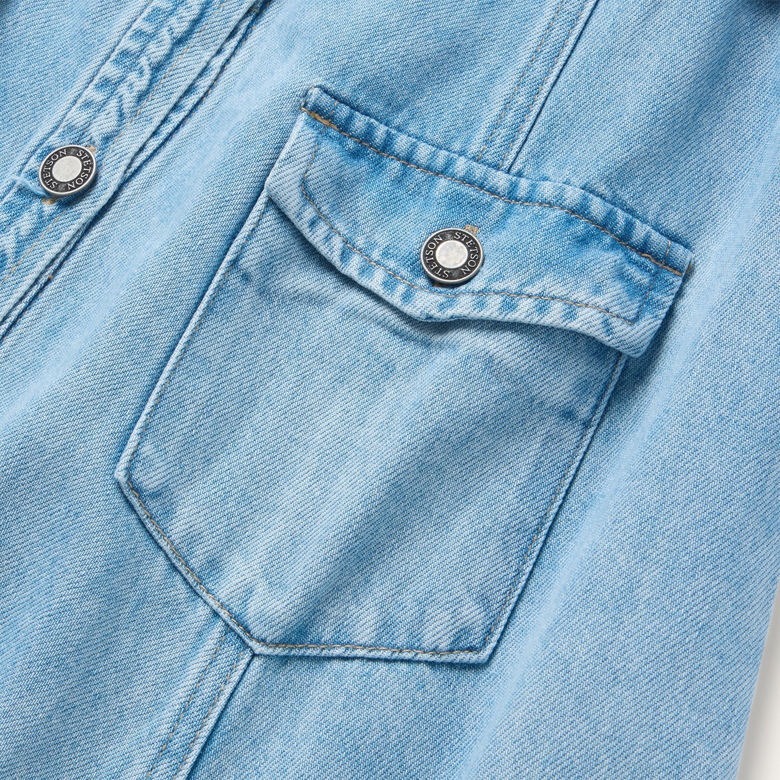 Stetson Denim Front Button Dress - Petticoat Junction