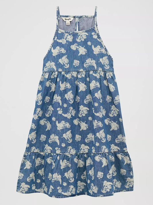 Wrangler Girls Denim Swing Dress