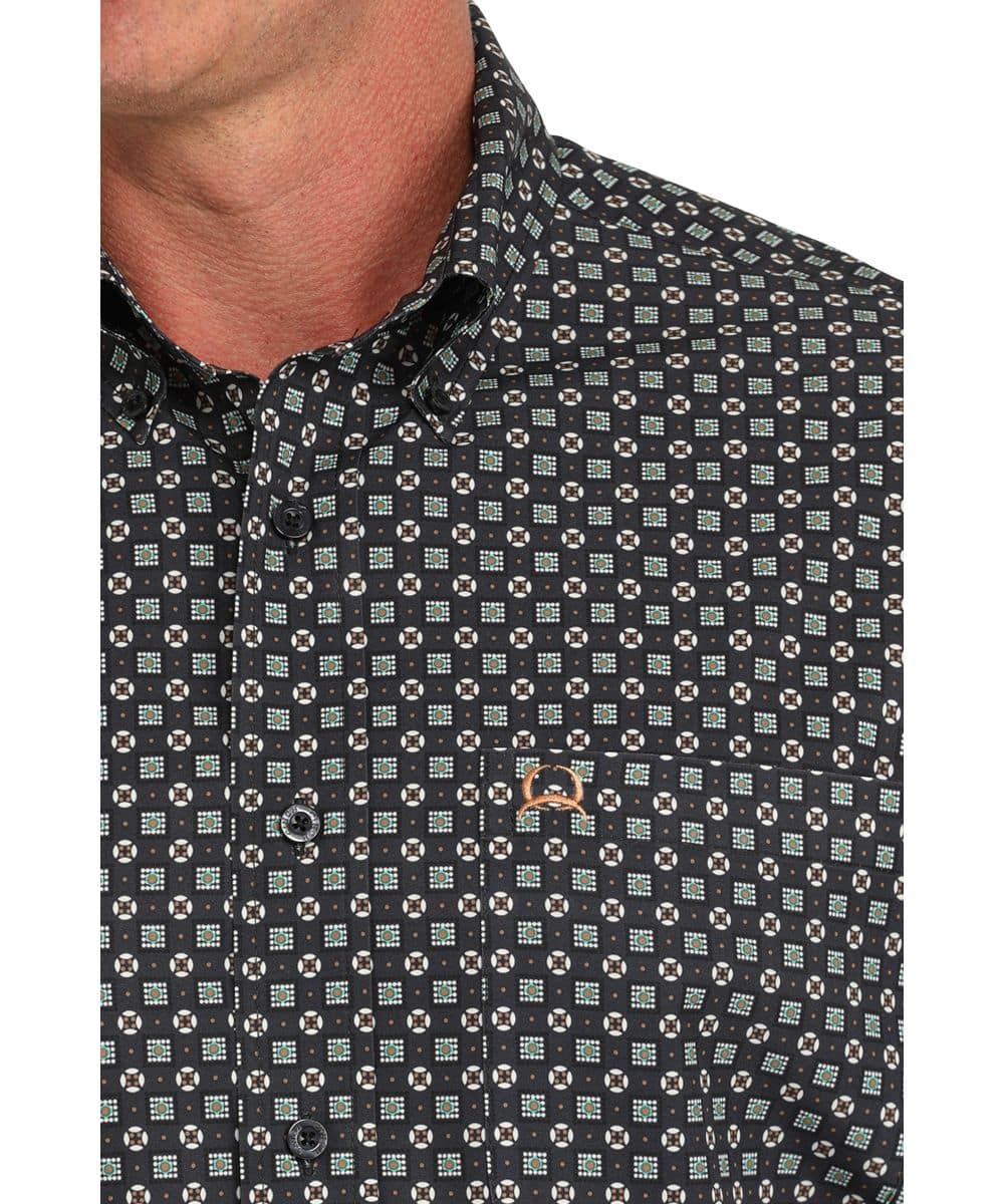 Cinch DK Navy Print Arenaflex Shirt