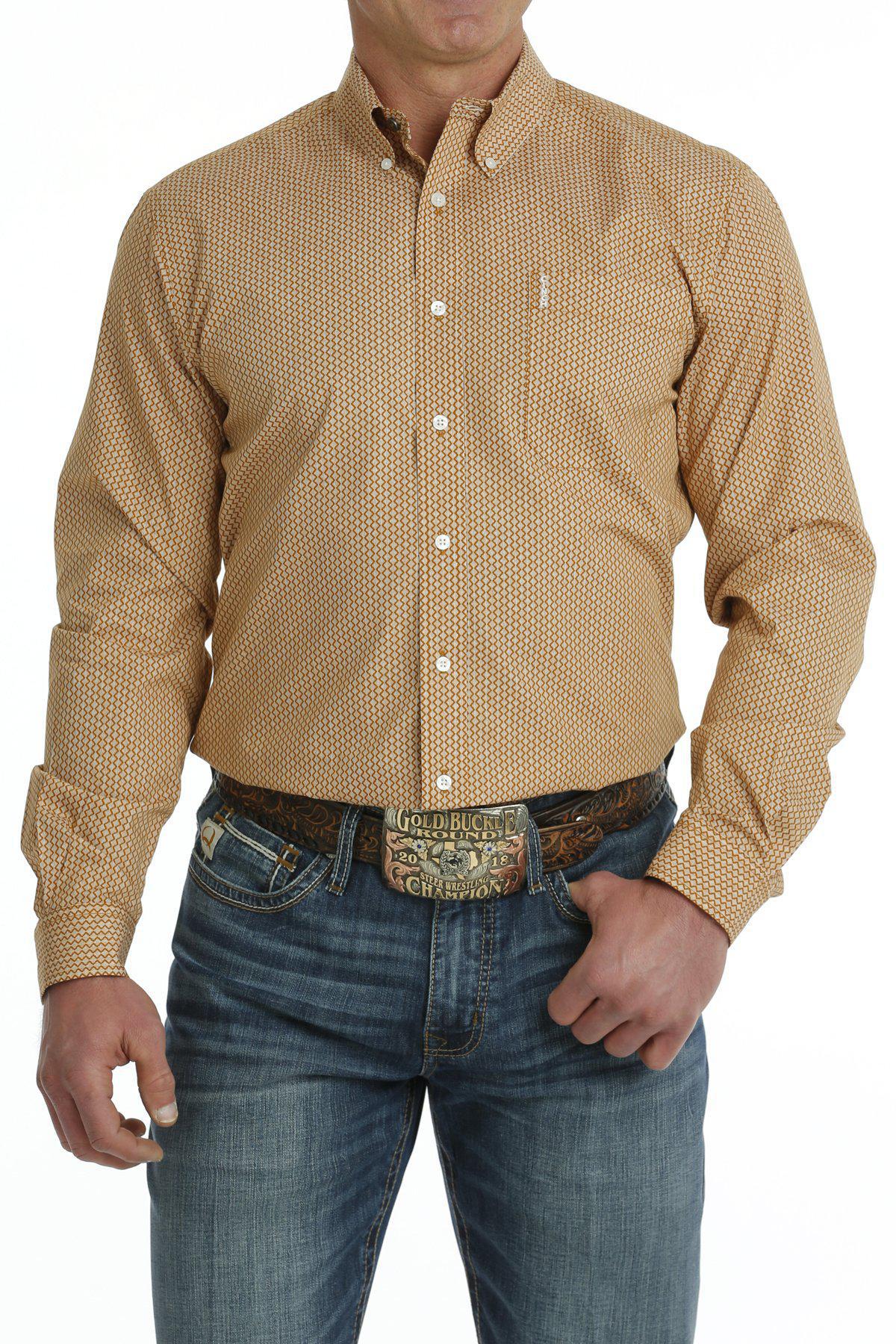 Cinch Modern Fit Gold Shirt