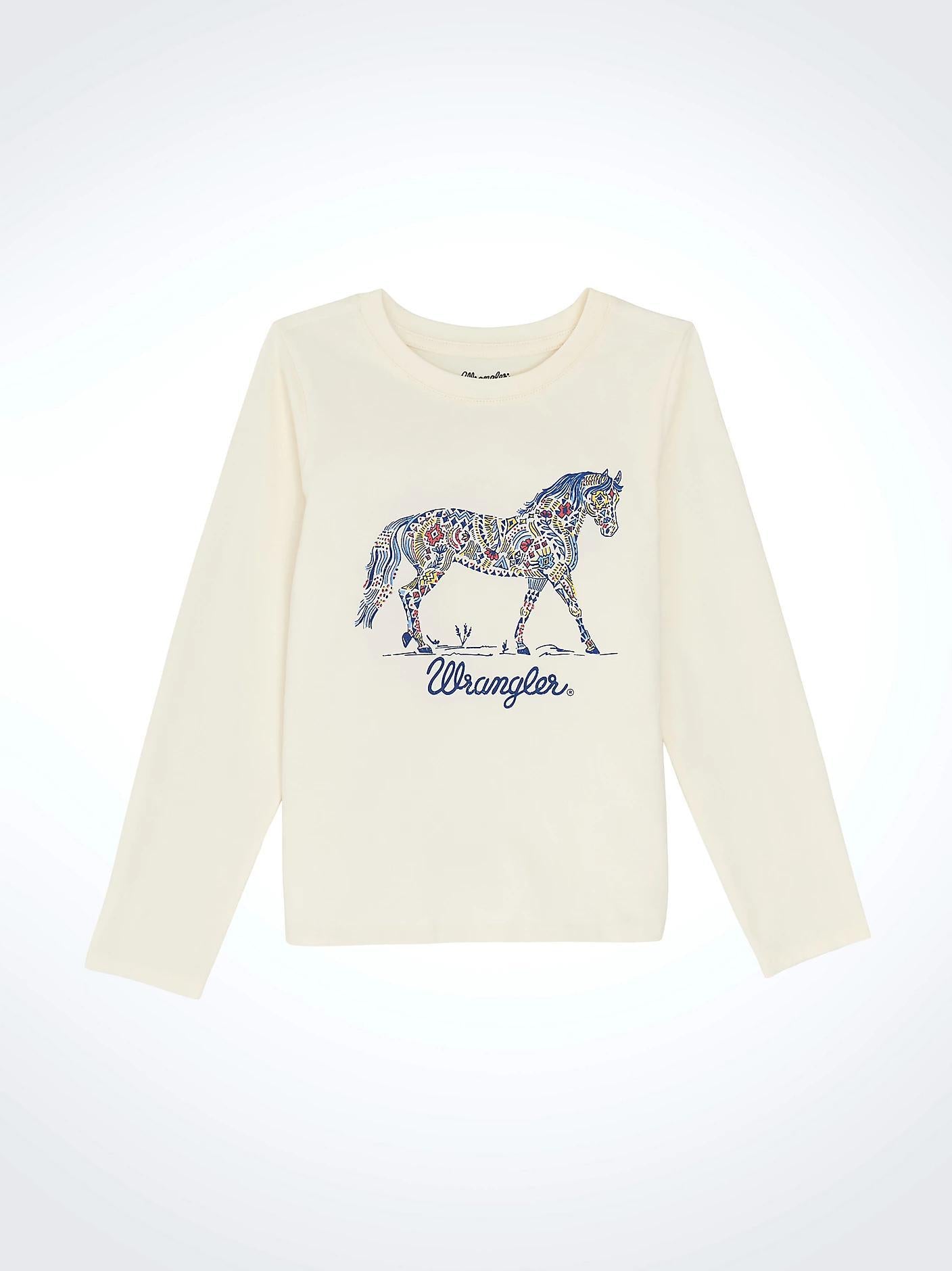 Wrangler Girls Horse Graphic Top