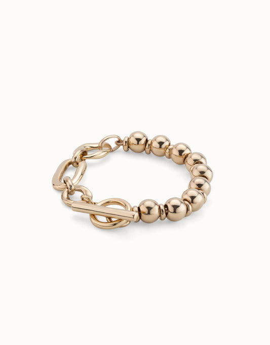 Unode50 Gold Cheerful Bracelet