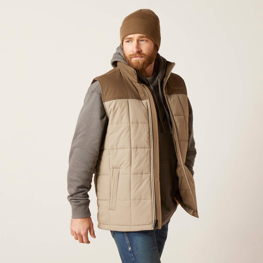 Ariat Crius Insulated Vest Brindle Brown