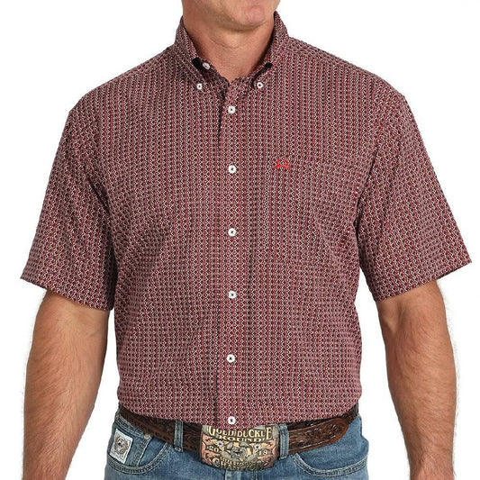Cinch Arenaflex Burgundy Print
