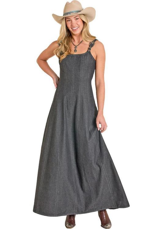 Rock&Roll Buckle Maxi Dress