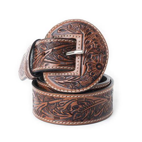 Myra Talon High Desert Tooled Brown Belt