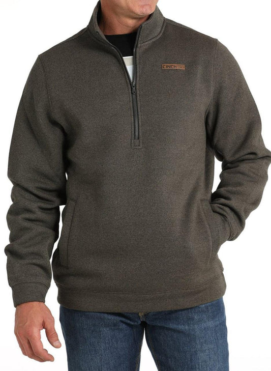 Cinch Olive 1/2 Zip Pullover