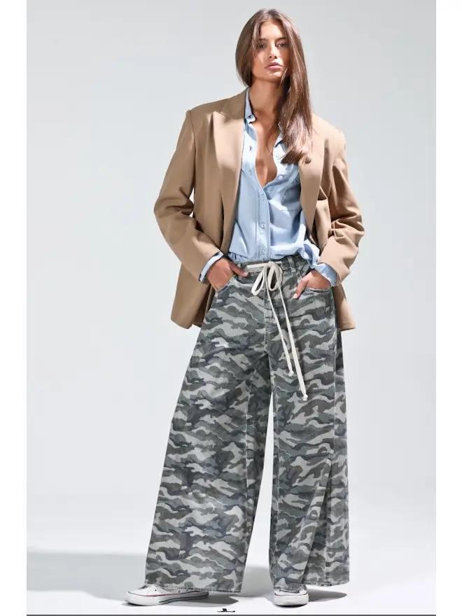 NB Wide Leg Camo Pants