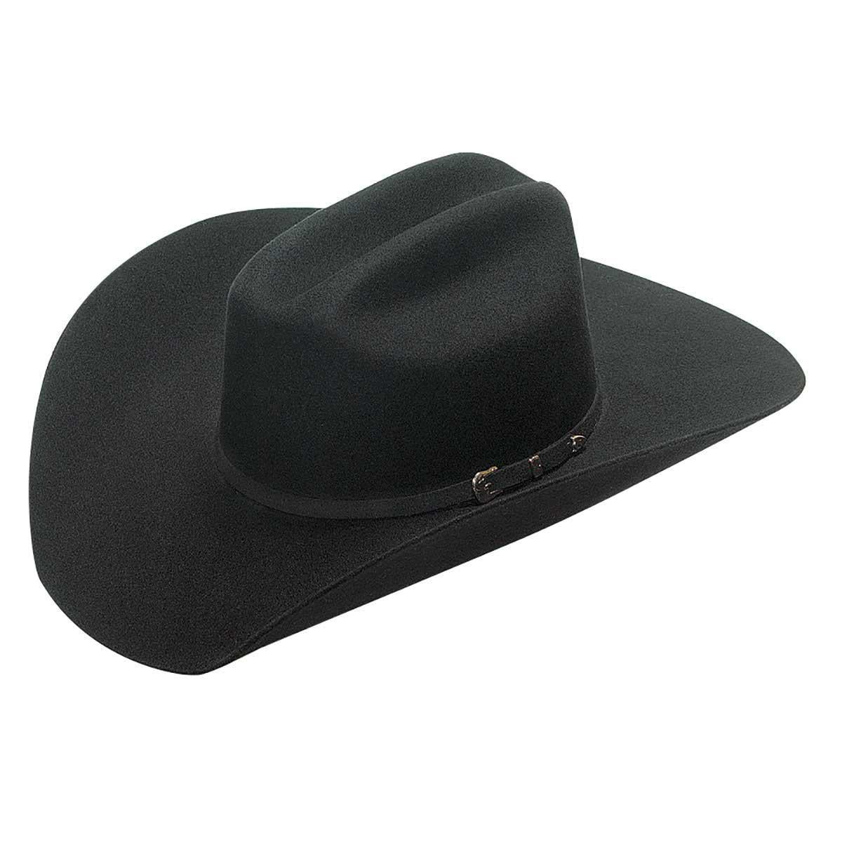 Twister Santa Fe Black 3X Cowboy Hat