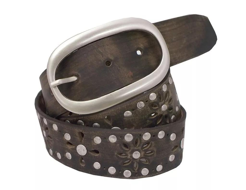 Cowgirl Rock Black Studded Belt