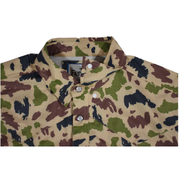 Ferrell Camo Long Sleeve Snap