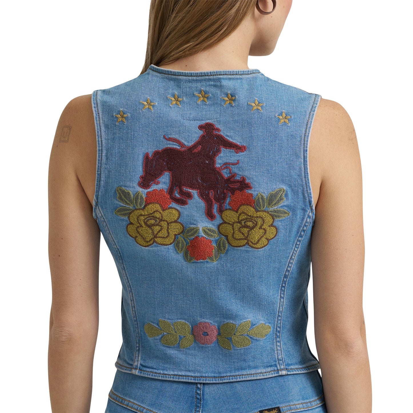 Wrangler LW Festival Denim Vest