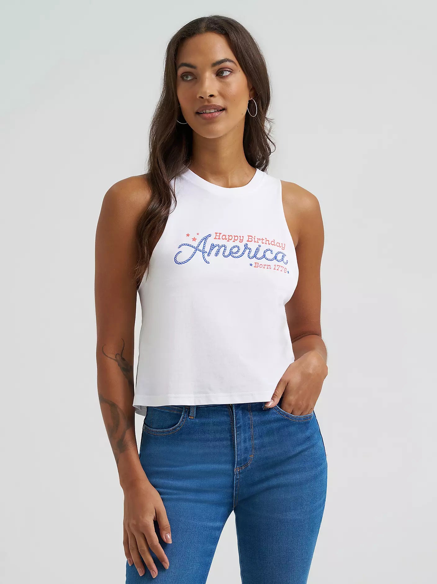 Wrangler Happy Birthday America Tank - Petticoat Junction