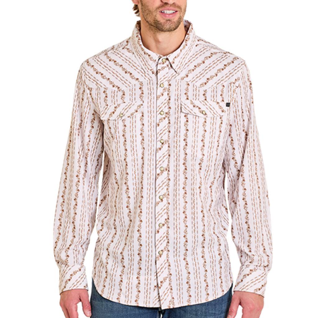 Panhandle Natural Floral Tek Snap Shirt