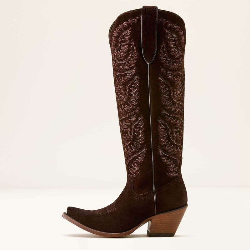 Ariat Laramie Stretchfit Boot Suede French Roast
