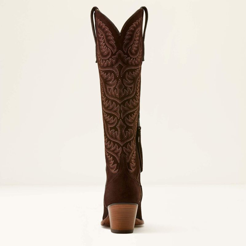 Ariat Laramie Stretchfit Boot Suede French Roast