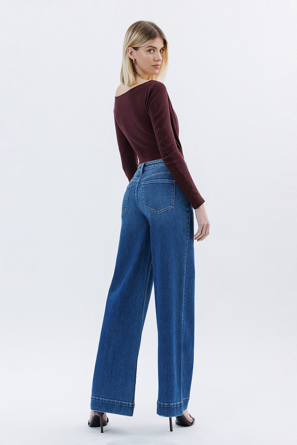 Flying Monkey High Rise Wide Leg Trouser | Petticoat Junction