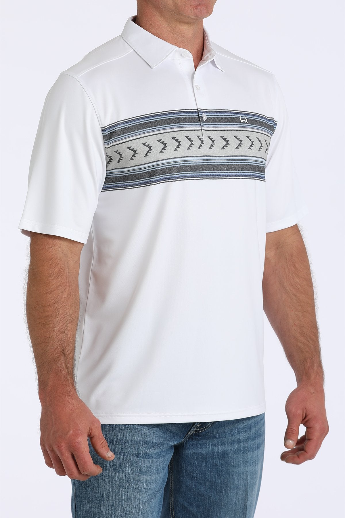 Cinch Men's Geometric Polo