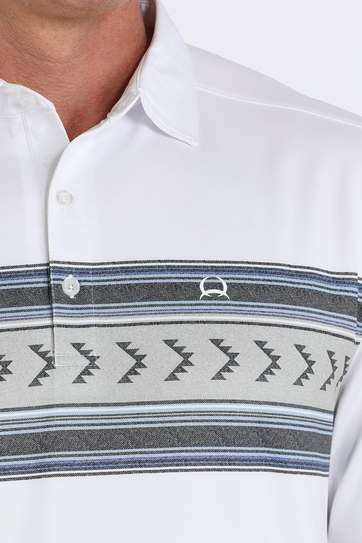 Cinch Men's Geometric Polo