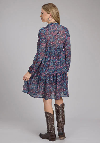 Roper Floral Georgette Dress