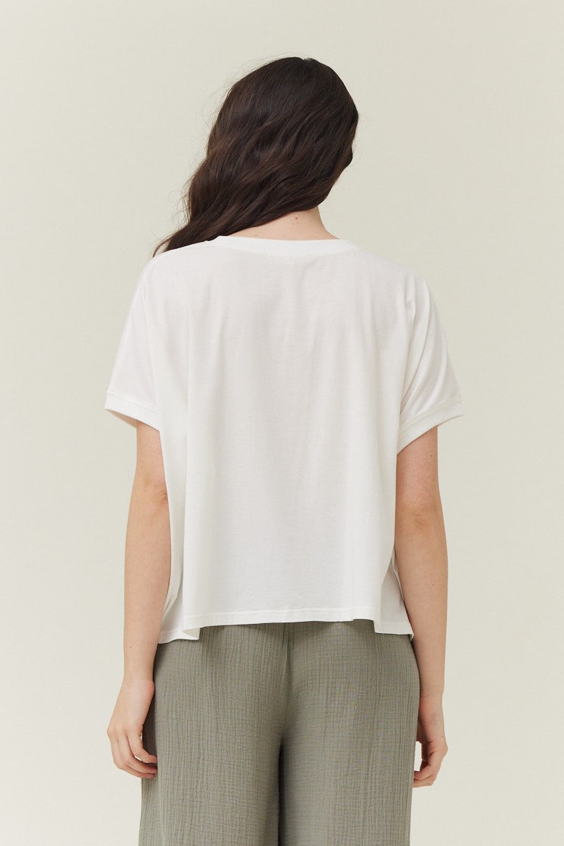 G&G White Easy Summer T-Shirt