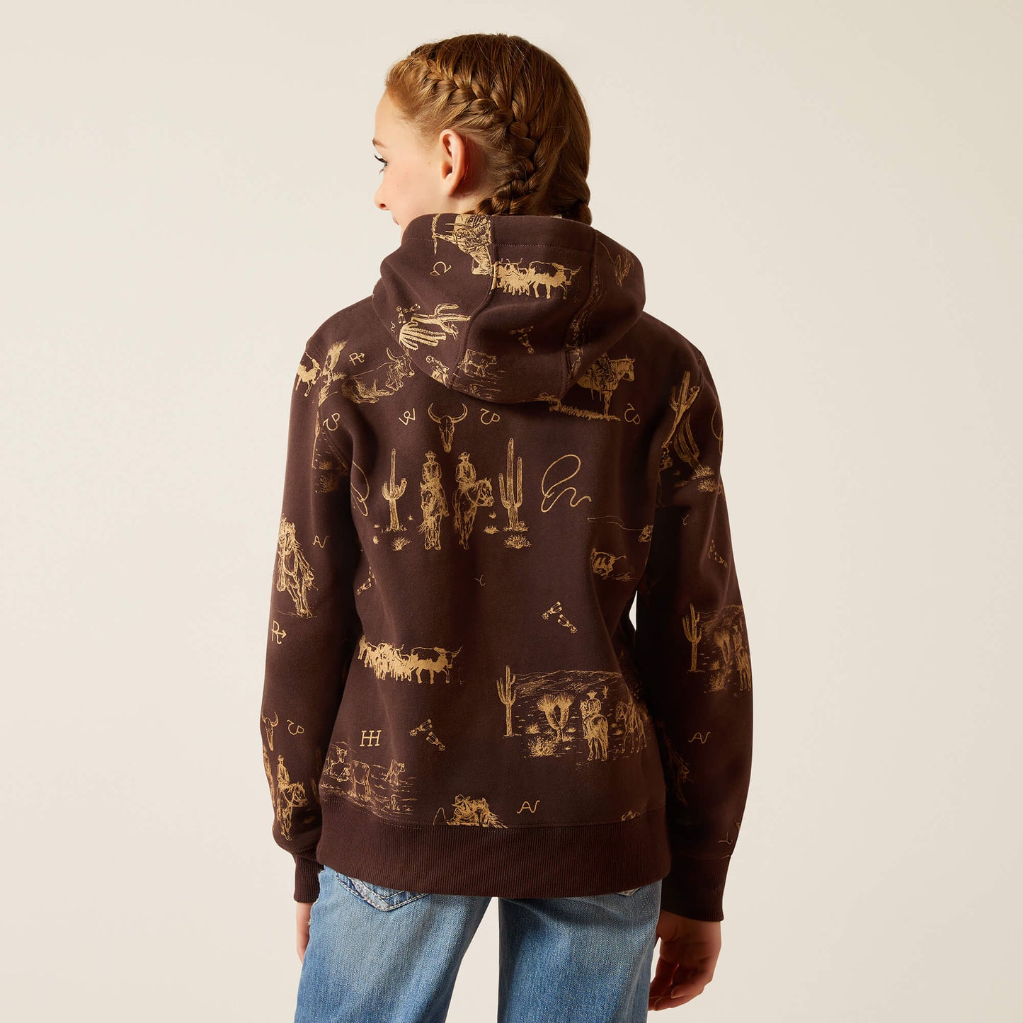 Ariat Girls Ranch Scene Hoodie