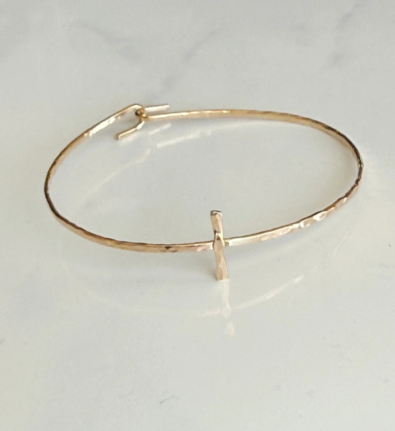 BBJ Gold Cross Cuff