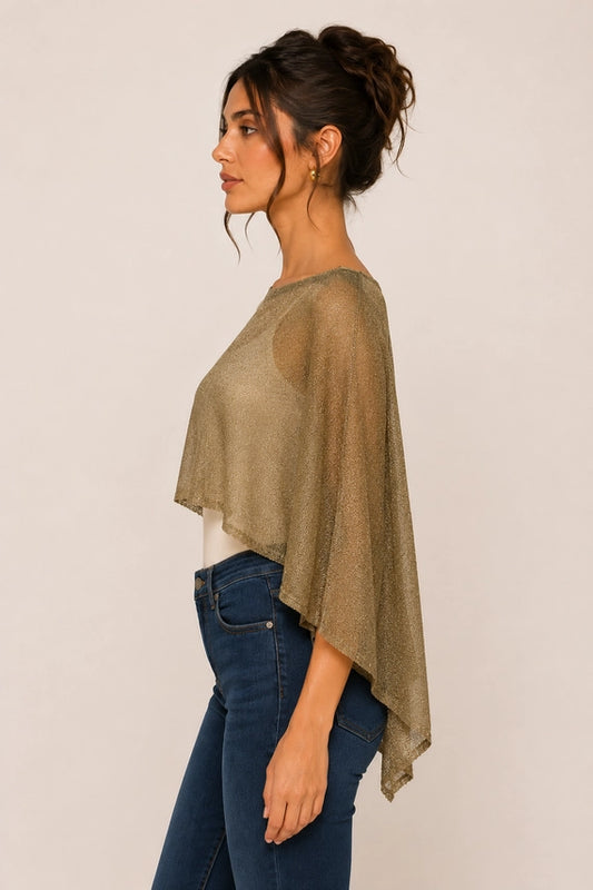 Fore Gold Drapey Cape