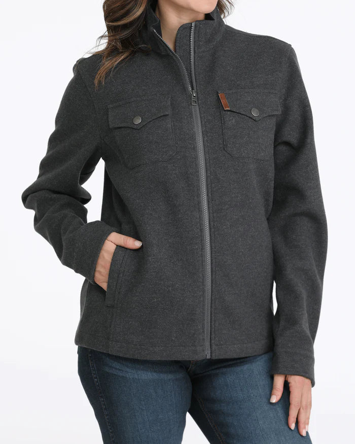 Cinch Ladies Grey Shirt Jacket