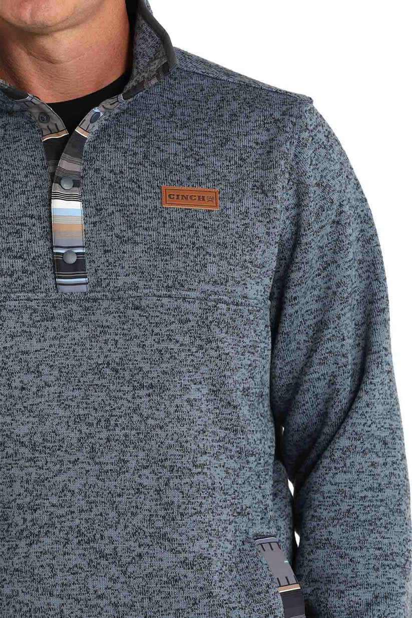 Cinch Men's Blue Pullover Sweater