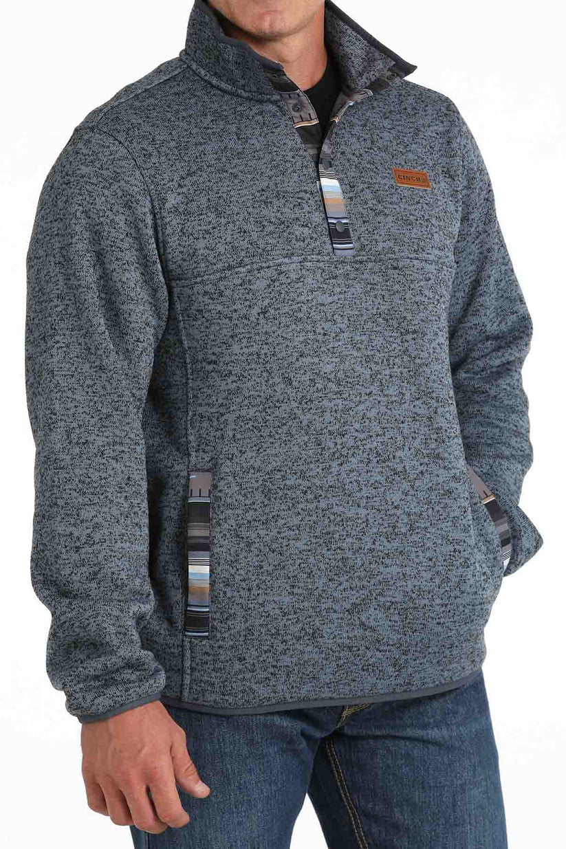 Cinch Men's Blue Pullover Sweater