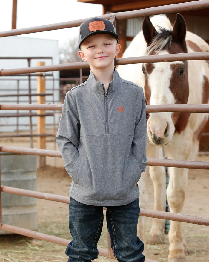 Cinch Boys Grey Windbreaker - Petticoat Junction